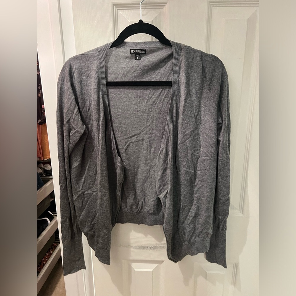 EXPRESS - grey sweater cardigan